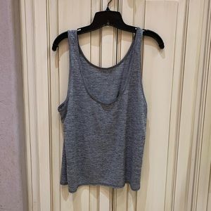 Gray medium women’s workout tank top